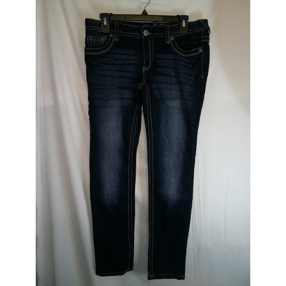 Rue21 Low Rise‎ Skinny Jeans Dark Wash Denim Stretch Women's Size 9/10